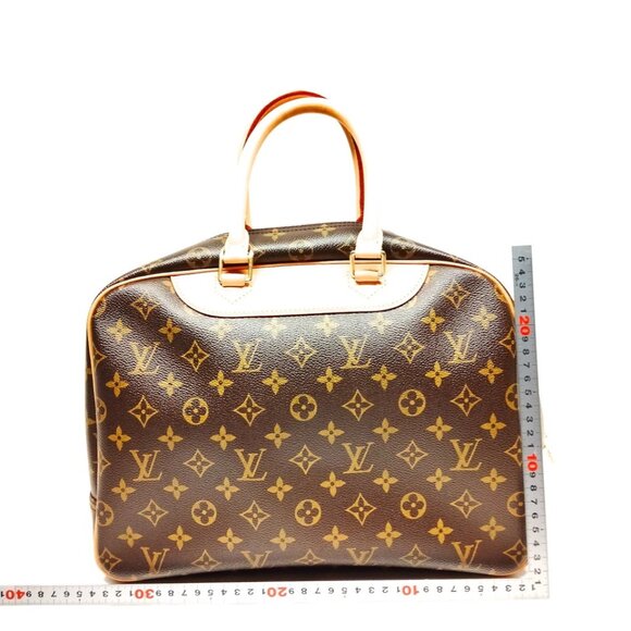Louis Vuitton LV Hand Bag Deauville Brown Monogram 690-051925 - Picture 2 of 9